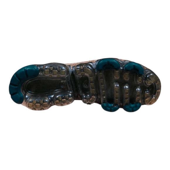 NIKE Air VaporMax Flyknit 3 'Desert Sand Vivid Purple' Running Shoes Size 10 - Picture 9 of 11